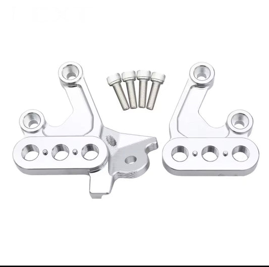 Chrome Peg Mounts + Peg Bracket