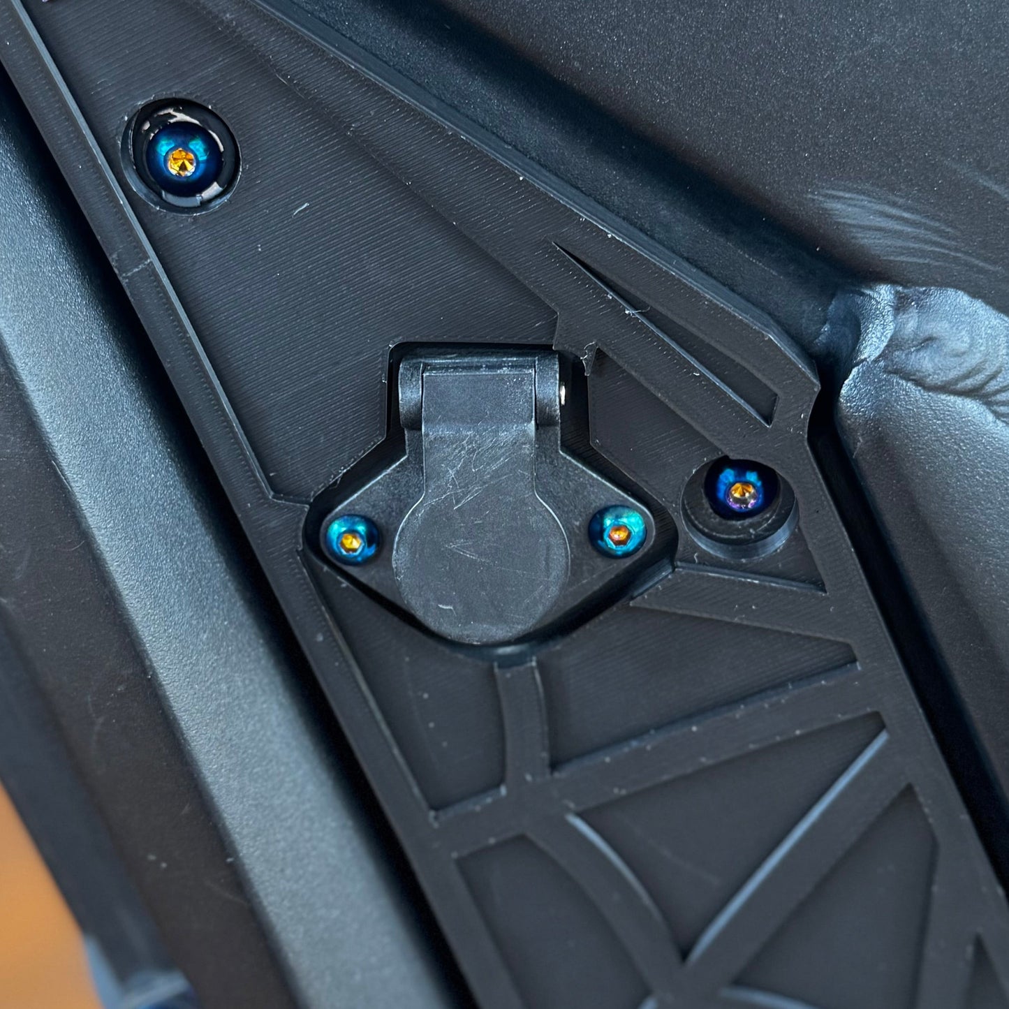 Titanium charger port bolts